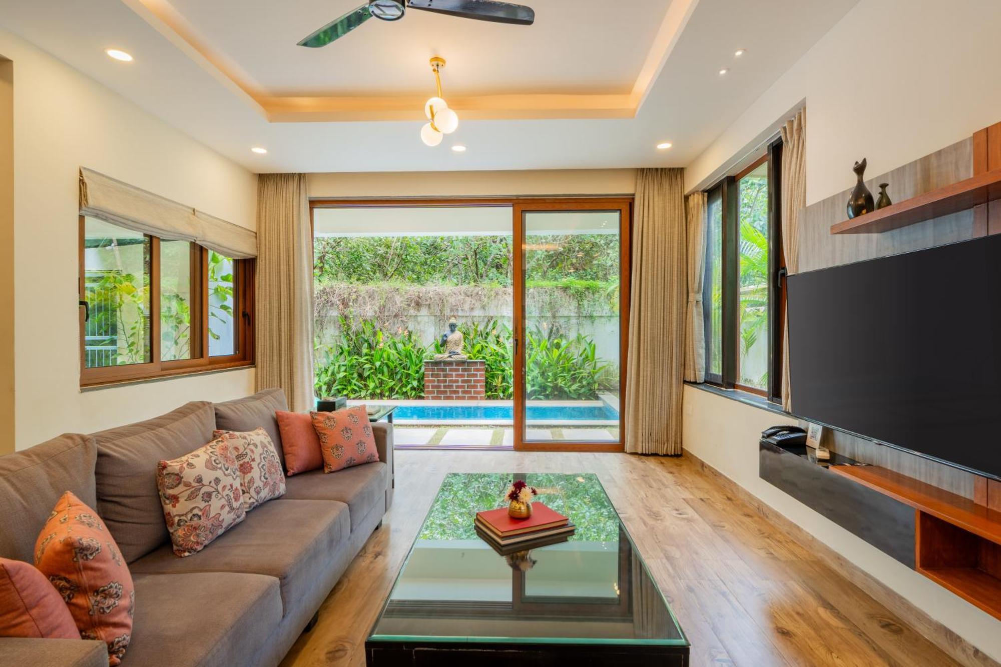 Elivaas 3 Bhk Pvt Pool & Bar - Villa Valerie Oxel Екстериор снимка