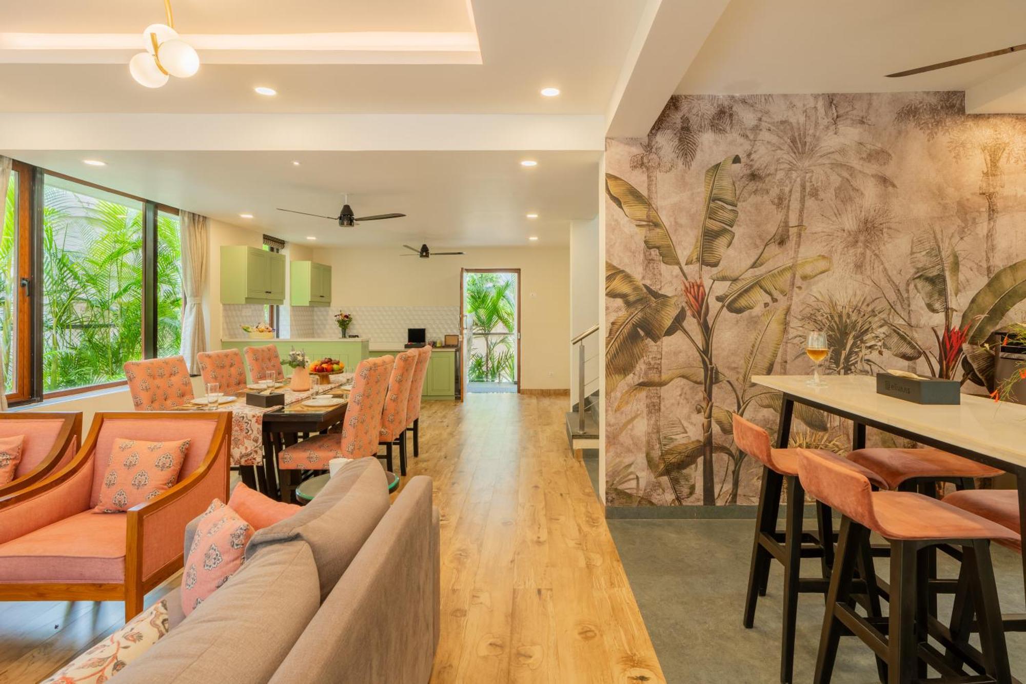 Elivaas 3 Bhk Pvt Pool & Bar - Villa Valerie Oxel Екстериор снимка