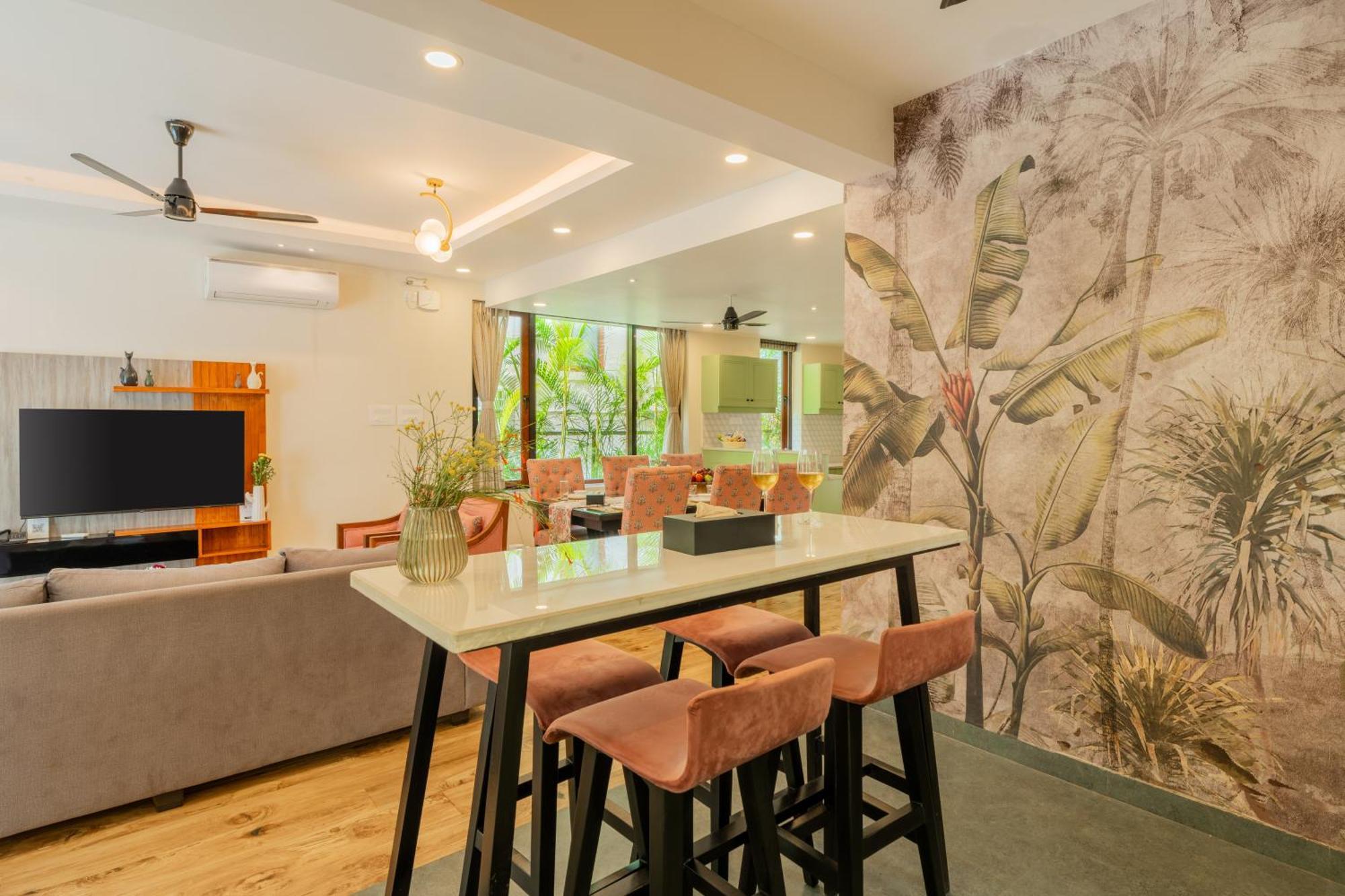Elivaas 3 Bhk Pvt Pool & Bar - Villa Valerie Oxel Екстериор снимка