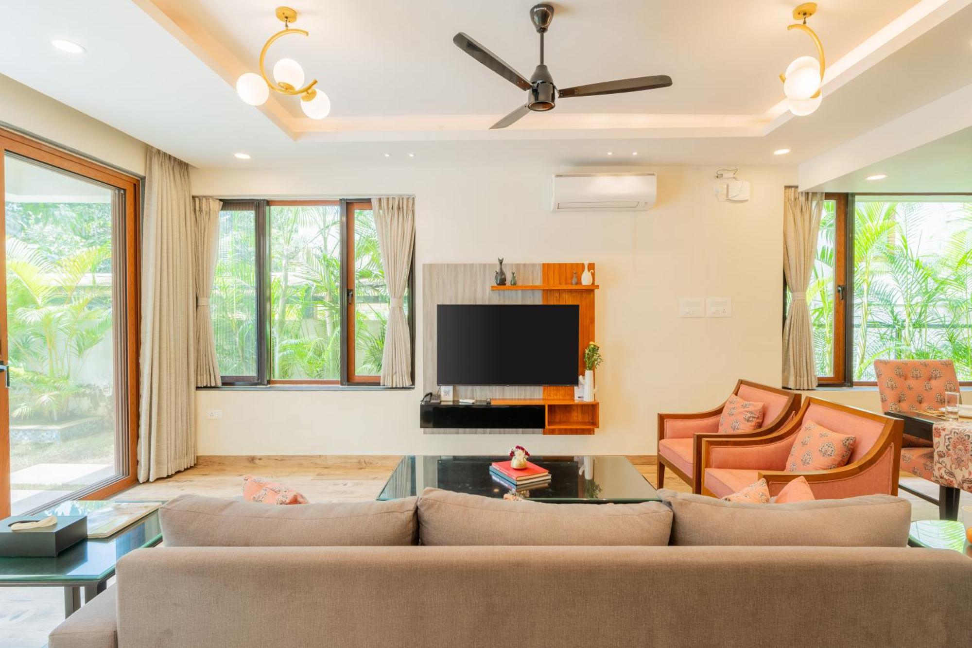 Elivaas 3 Bhk Pvt Pool & Bar - Villa Valerie Oxel Екстериор снимка