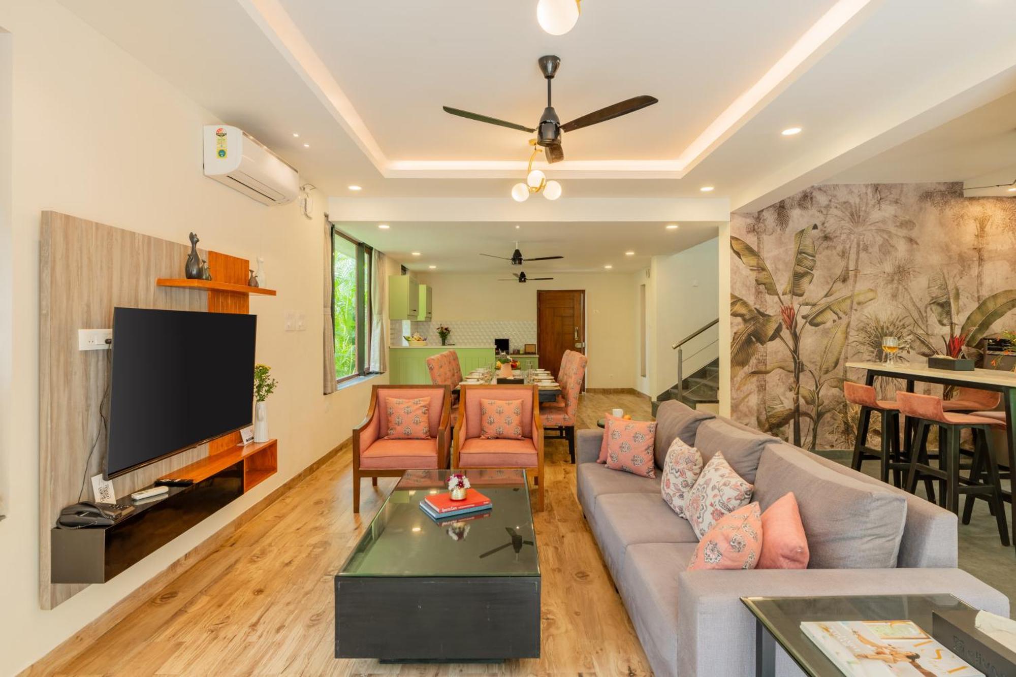 Elivaas 3 Bhk Pvt Pool & Bar - Villa Valerie Oxel Екстериор снимка