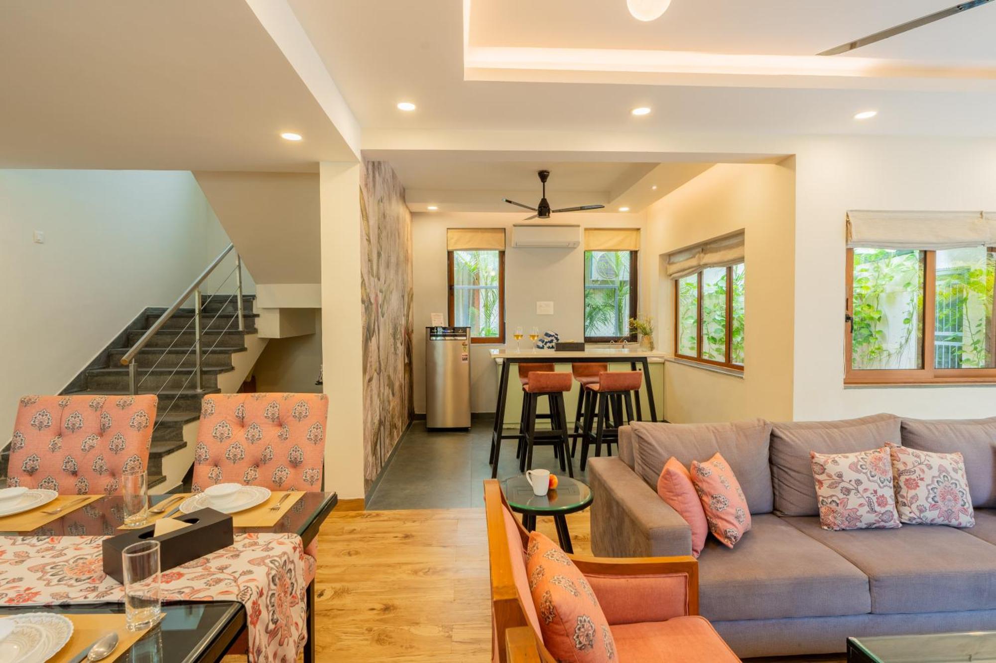 Elivaas 3 Bhk Pvt Pool & Bar - Villa Valerie Oxel Екстериор снимка