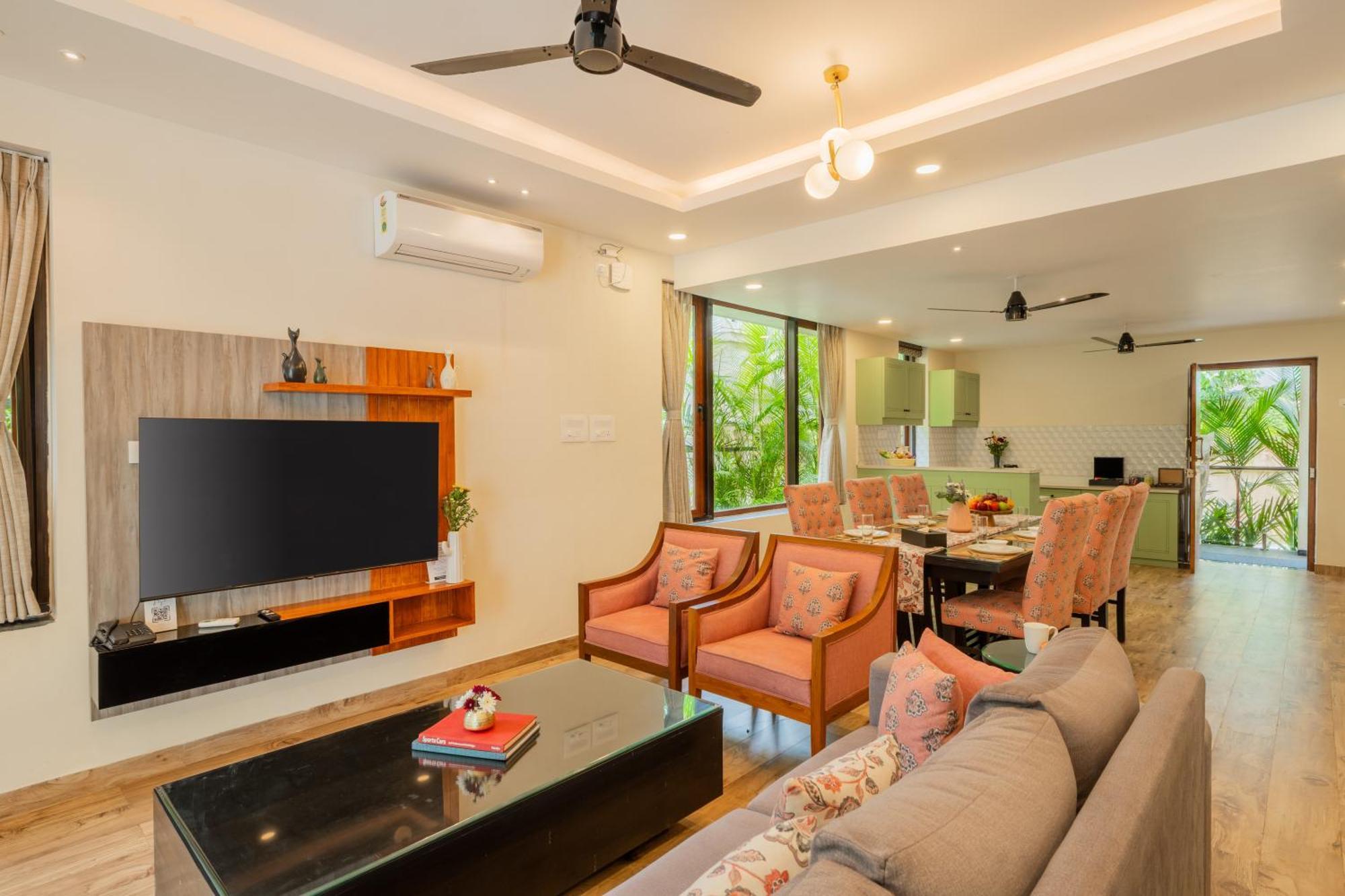 Elivaas 3 Bhk Pvt Pool & Bar - Villa Valerie Oxel Екстериор снимка