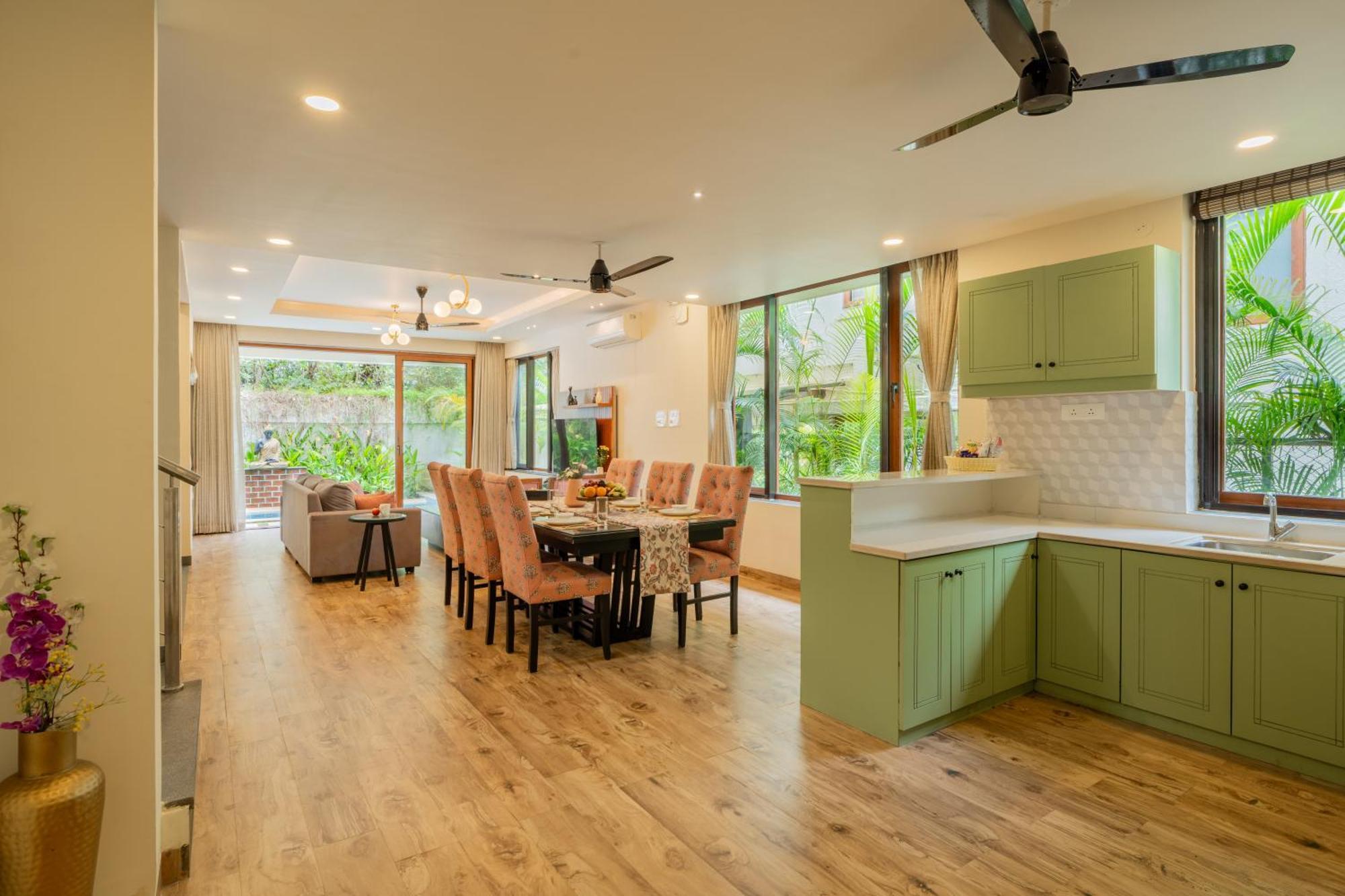 Elivaas 3 Bhk Pvt Pool & Bar - Villa Valerie Oxel Екстериор снимка