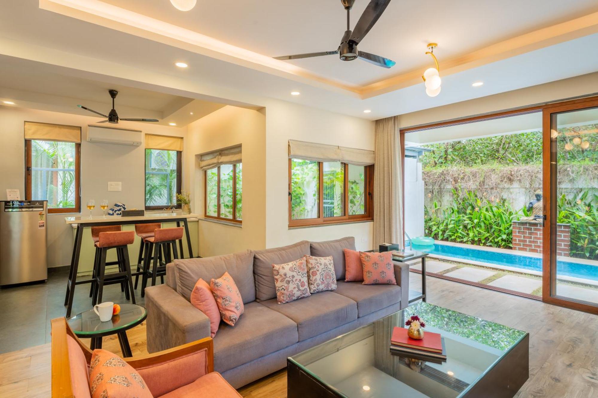 Elivaas 3 Bhk Pvt Pool & Bar - Villa Valerie Oxel Екстериор снимка