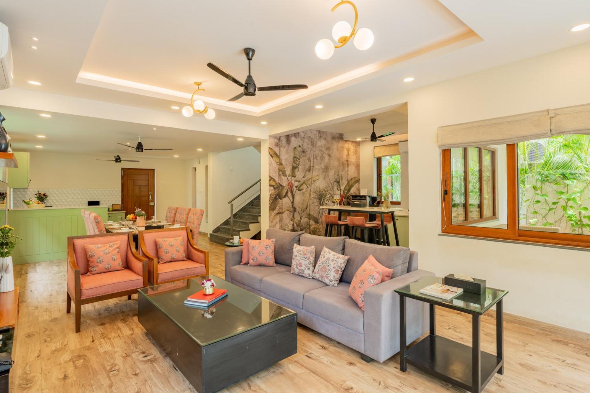 Elivaas 3 Bhk Pvt Pool & Bar - Villa Valerie Oxel Екстериор снимка