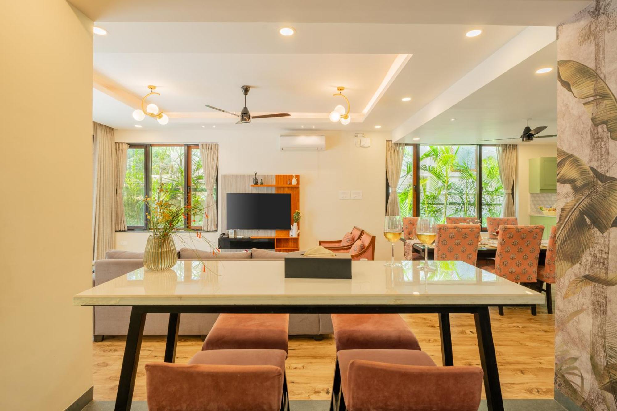 Elivaas 3 Bhk Pvt Pool & Bar - Villa Valerie Oxel Екстериор снимка